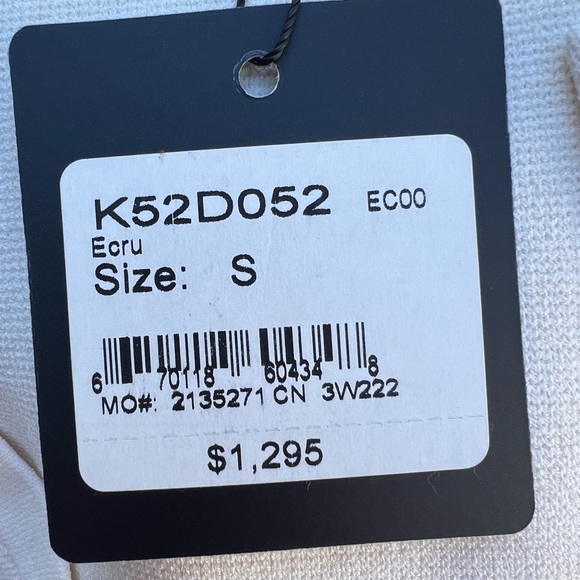 NWT St john dress & jacket suit set midi cream knit - Picture 9 of 10